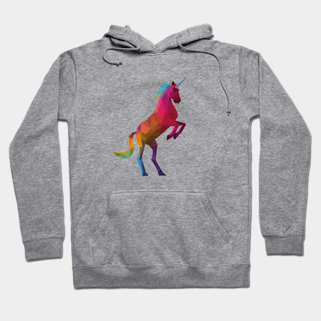 Rainbow Unicorn Hoodie by shaldesign